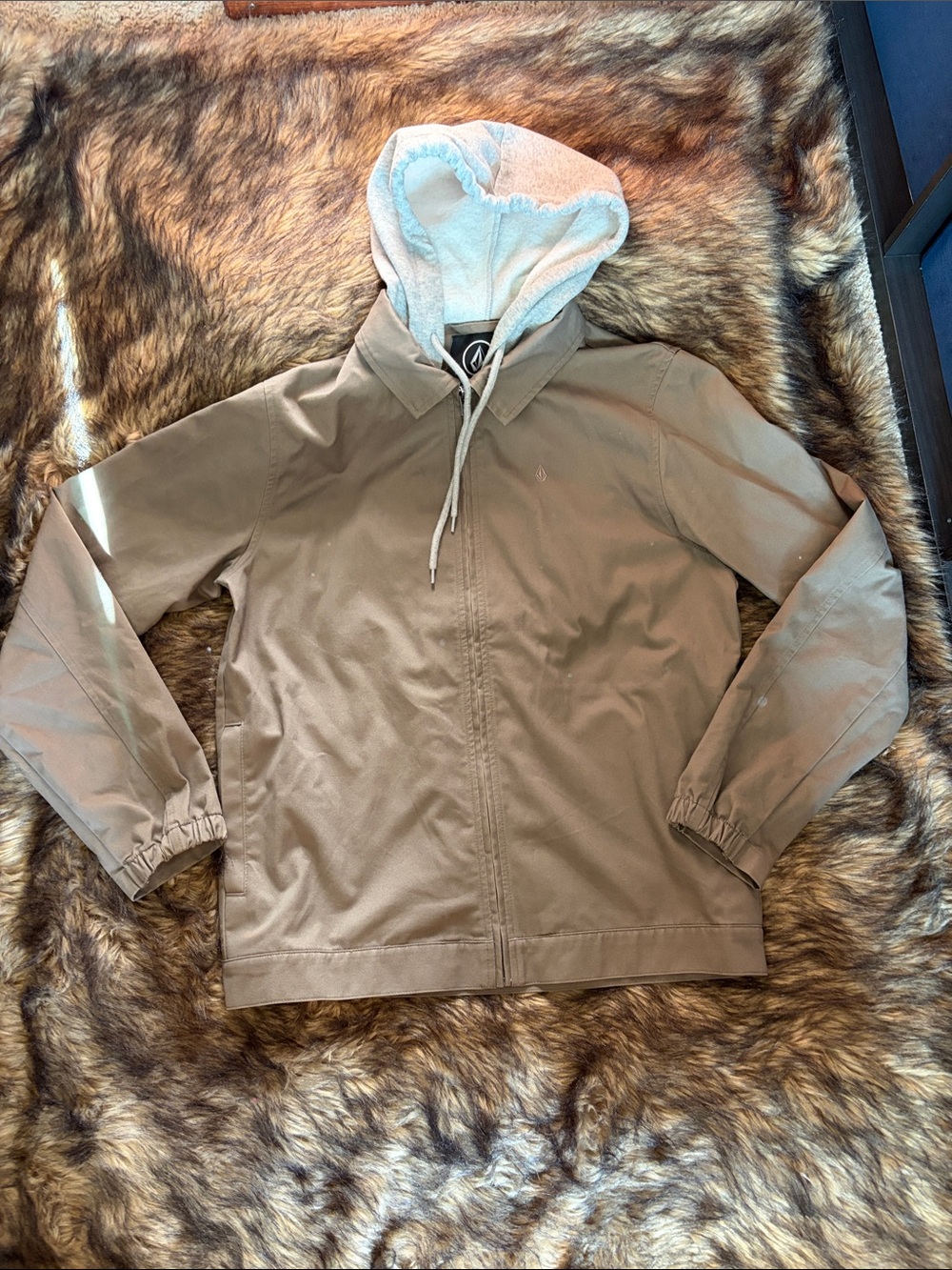 Men’s Volcom Rexton Jacket  Zip Up Hoodie Size Medium